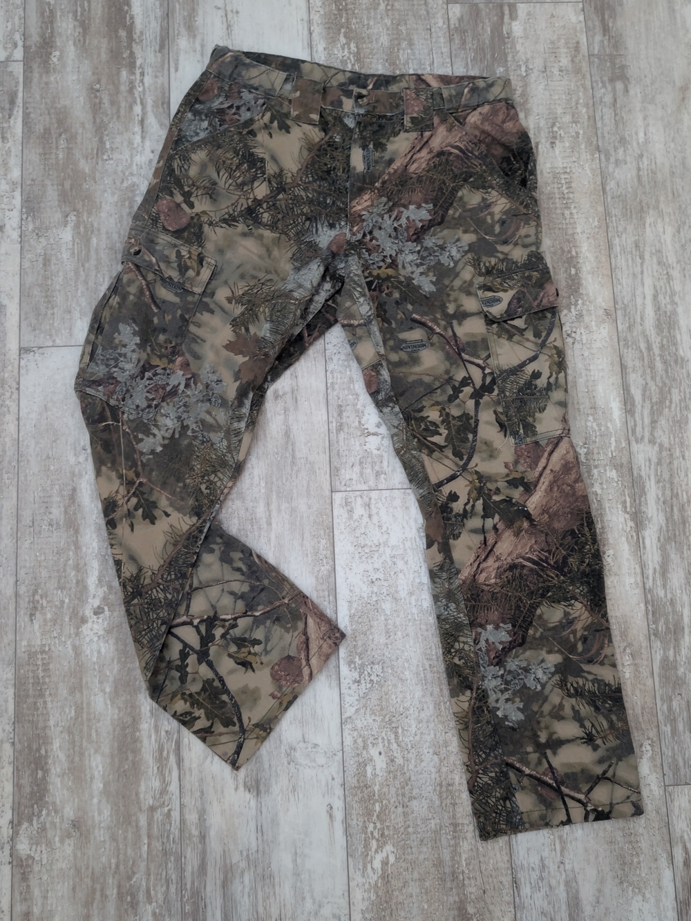 Men's Camouflage Cargo Pants in Olive/Tan Camo Unisex